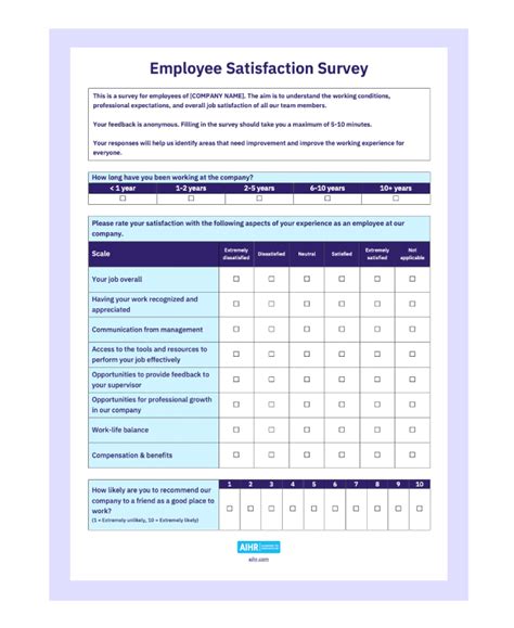Employee Survey Results Communication & Feedback Examples .